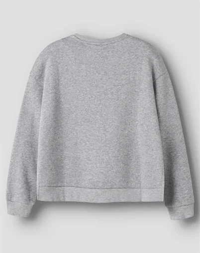 Name It - NKFNillina Bru Sweatshirt - Grey Melange 